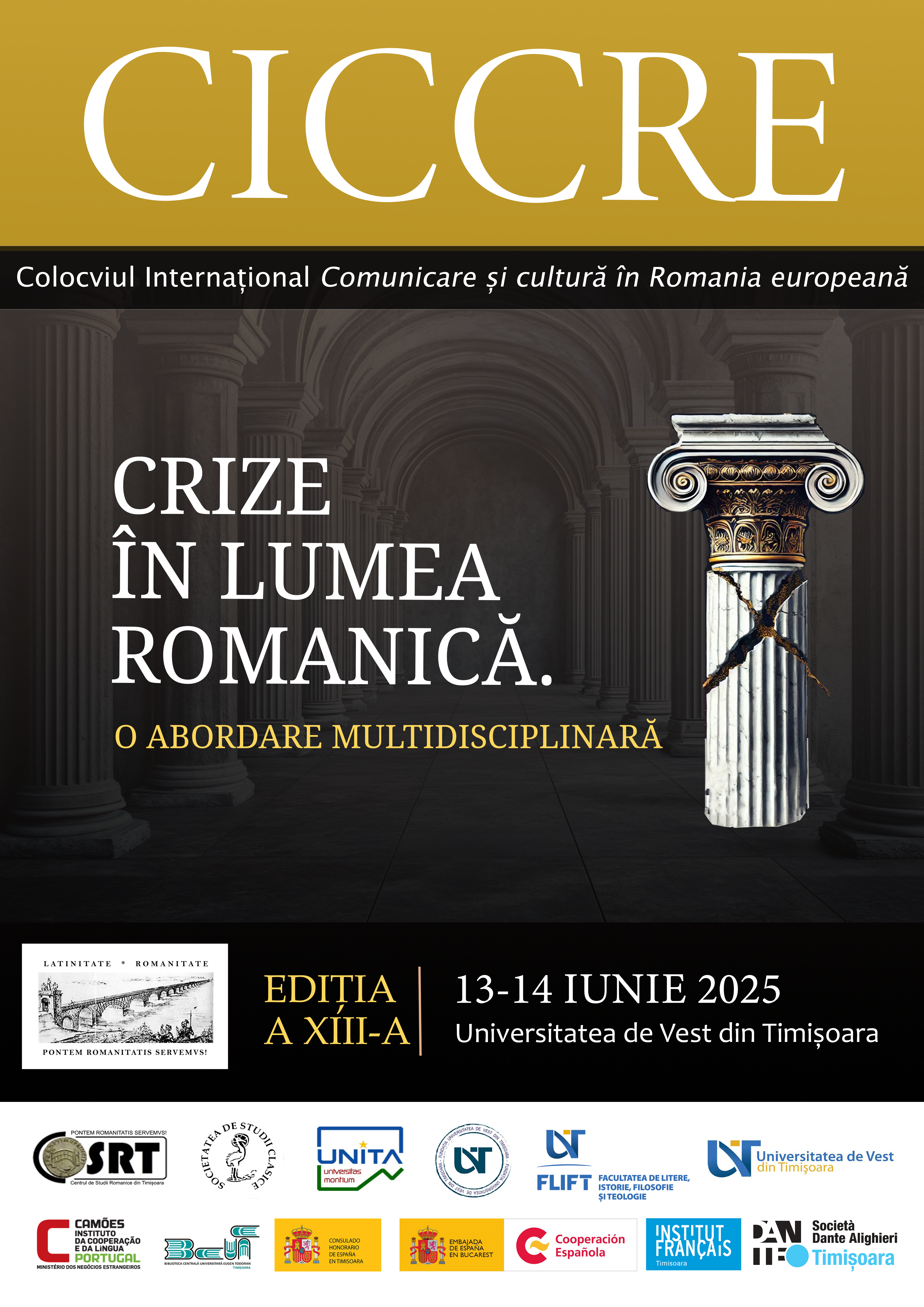 Afiș CICCRE Ediția a XIII-a, 13-14 iunie, 2025