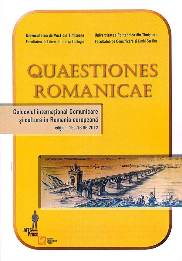 Quaestiones Romanicae I